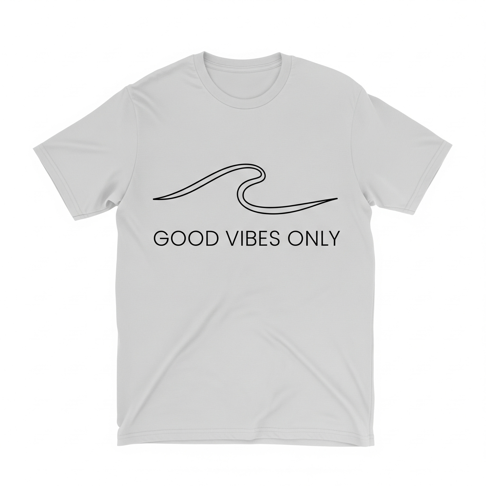 **"Good Vibes Only - Minimalist Unisex Tişört"**